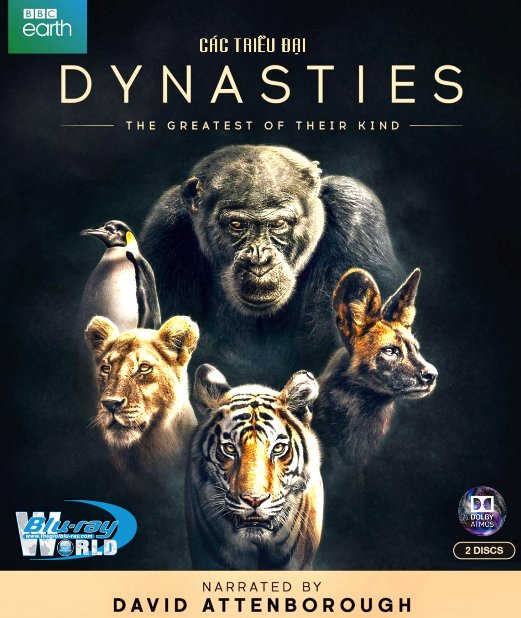 B3791. Dynasties  2018 - CÁC TRIỀU ĐẠI 2D25G (2DISC) (TRUE- HD 7.1 DOLBY ATMOS)